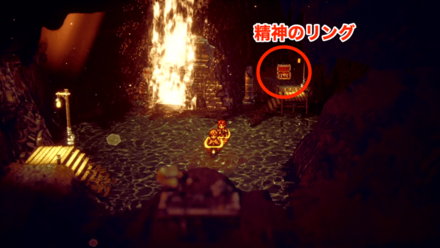 精神のリングの場所