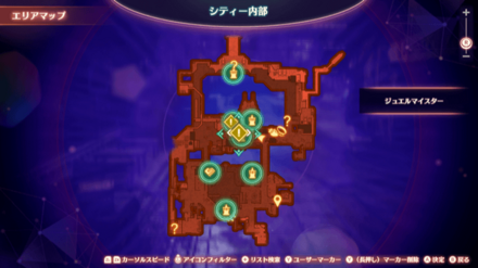 ジュエルマイスターの詳細マップ size:440x0