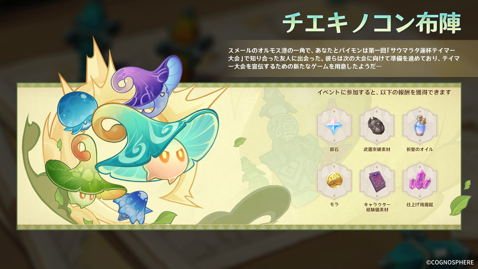 チエキノコン布陣