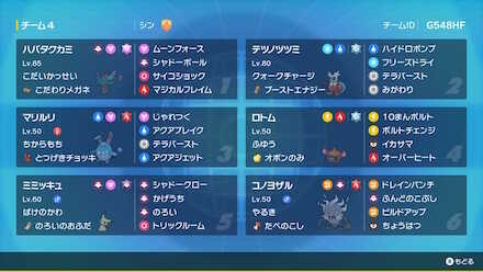 シン選手使用構築