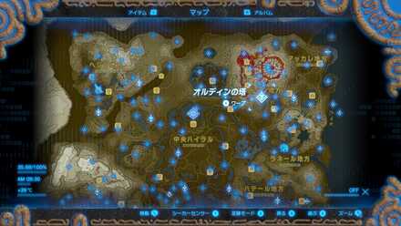 ファイアチュチュの出現場所マップ