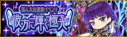 彼方に輝く極光