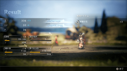 ソローネレベルアップ