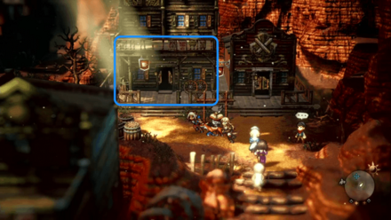 酒場は武器屋の隣