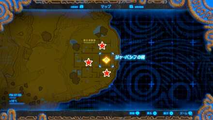 朽ちたガーディアンの場所詳細