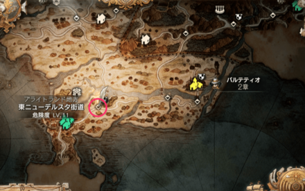 発明家ギルドのマップ