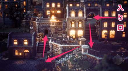 盗賊ギルドまでの行き方2