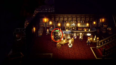 酒場にいる時計職人を雇う