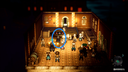 ステージ付近にいる犯人を暴く