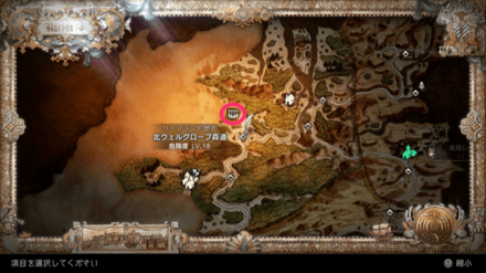 踊子の祭壇マップ