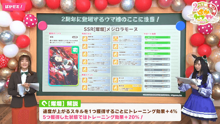 メジロラモーヌ固有ボーナス