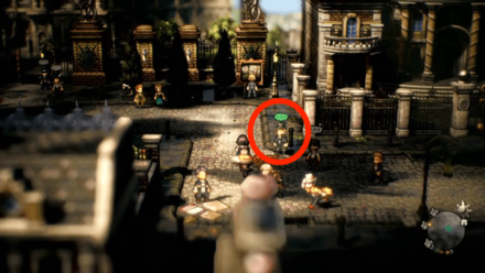 屋敷近くにいる貴族