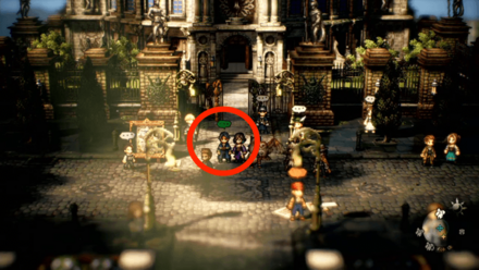 大劇場前にいるレグルスに渡す