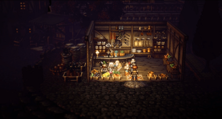 紙芝居の場所夜