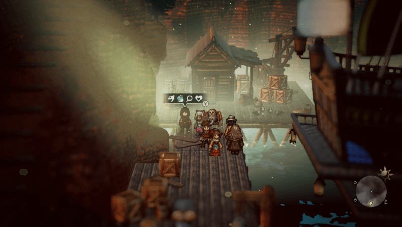 クラックレッジ港停泊所の不審な男の場所