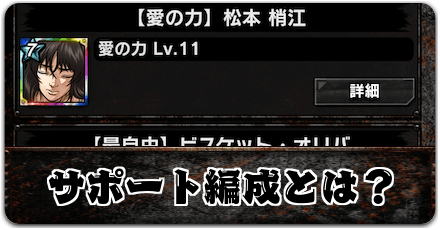 サポート編成とは