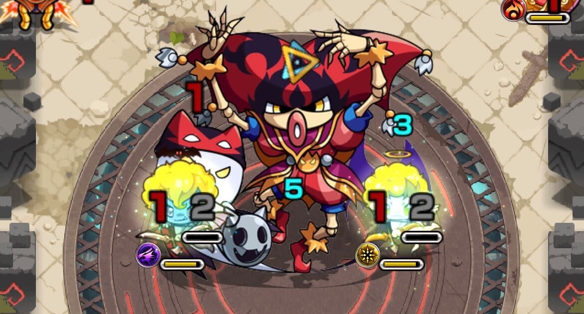 天使の反撃と魔道士のドクロ効果を覚える