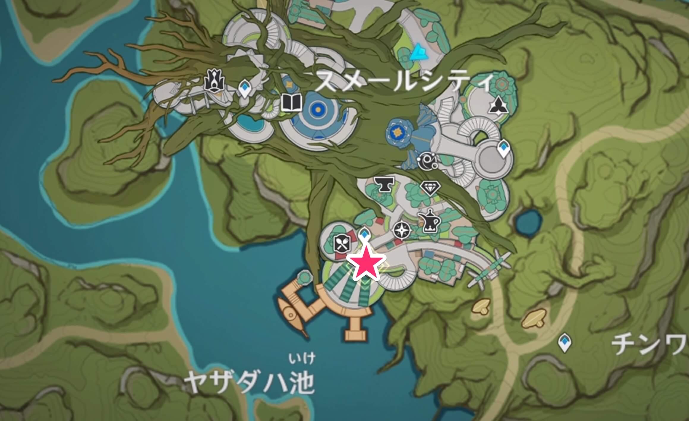 いつもの場所に行ってドニアザードを待つ