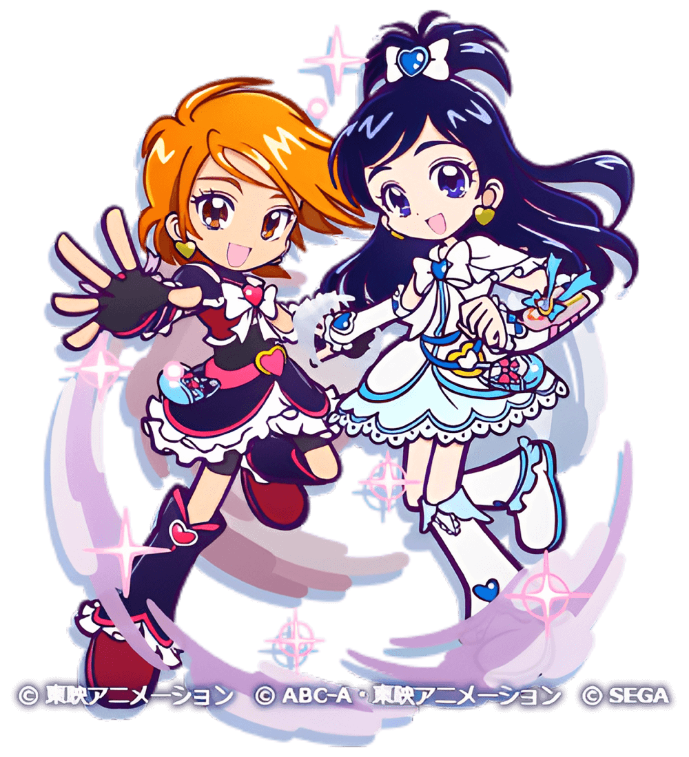 キュアブラック＆キュアホワイト（星7）