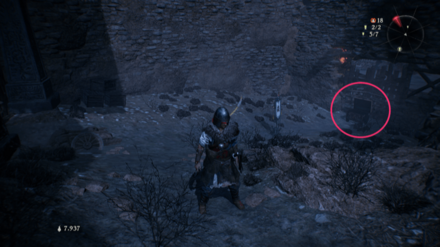 龍脈の精華の場所