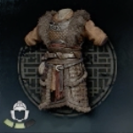 烏桓兵の革甲画像