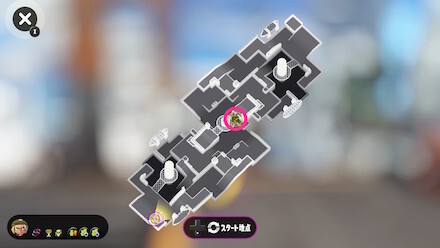 高台下ビーコンのマップ