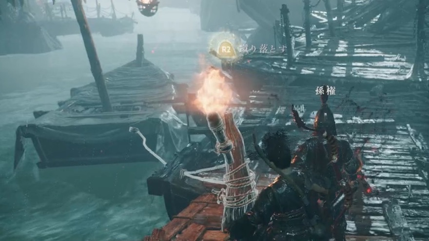 ショートカット開通の小舟