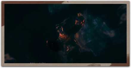 目覆いの少年画像