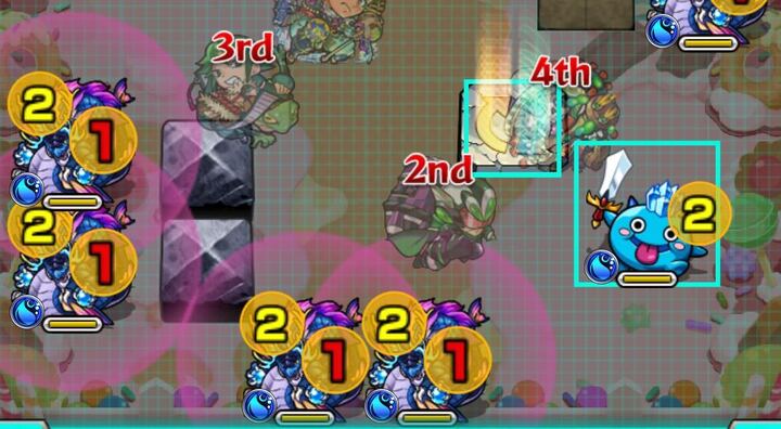 パネル→剣ザコの順に触れるようにすると良い