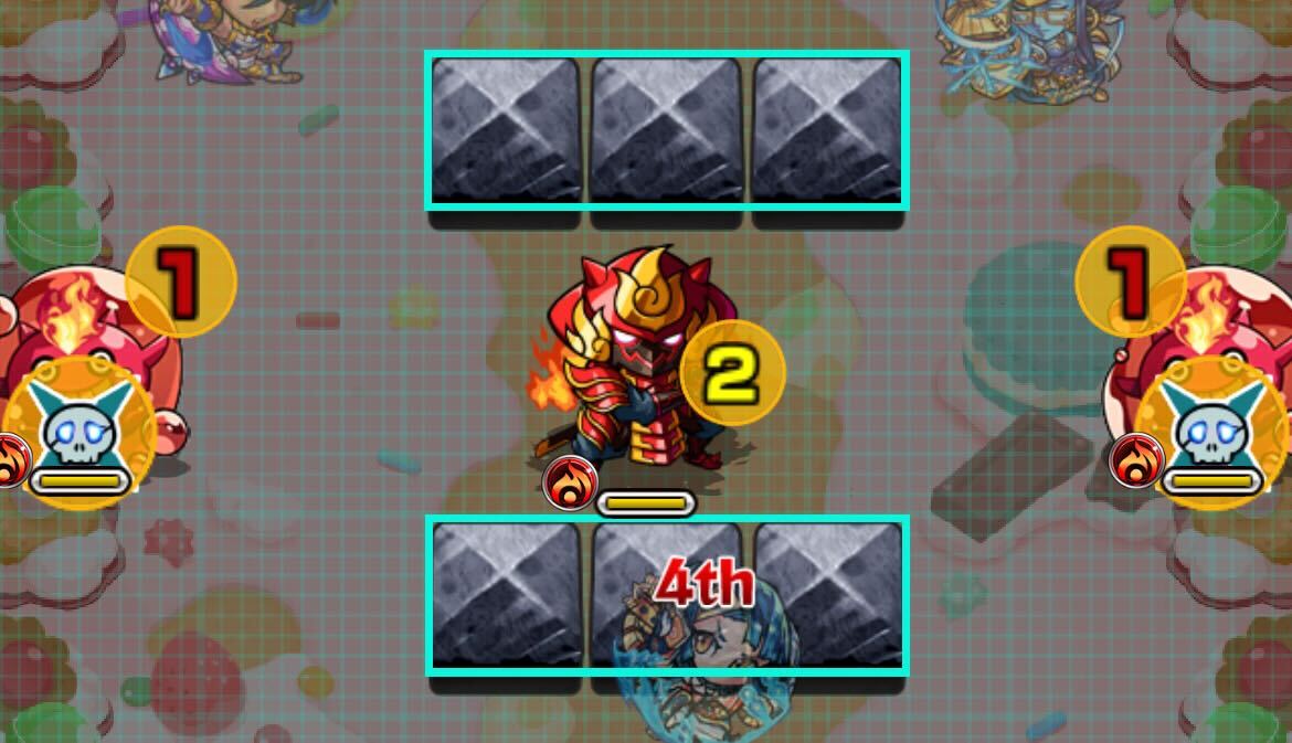 ブロックを上下に設置する