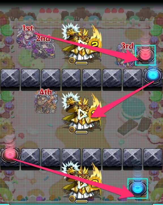 1手目の配置に応じてテレポトンネルの場所を決める