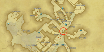 ラザハンのエーテライト・プラザ付近にいるヒルディブランド