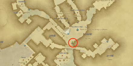 ラザハンのエーテライト・プラザ付近にいるヒルディブランド