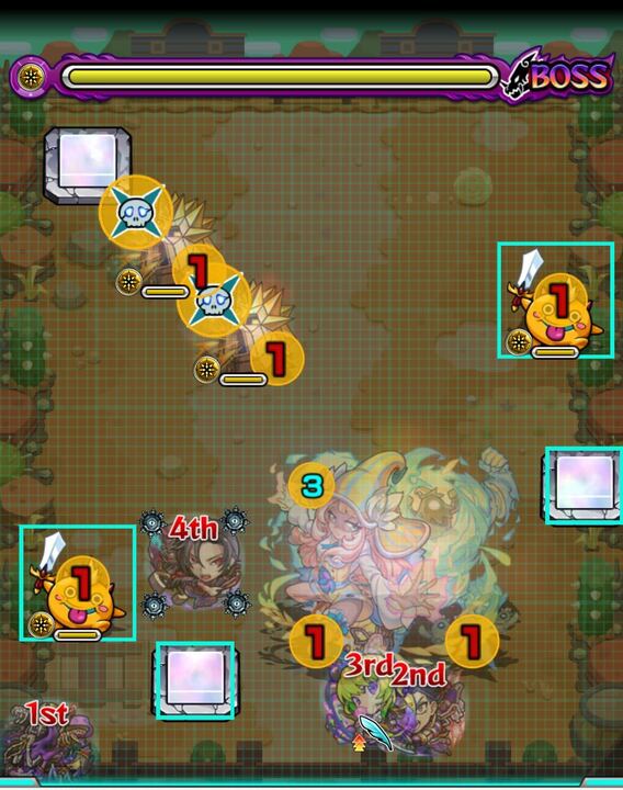 パネルはボスの近くに設置すると良い