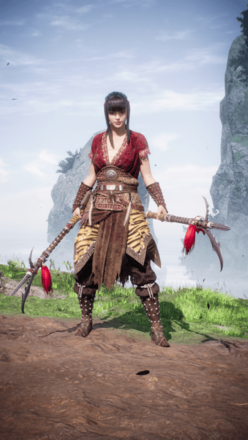 "孫策（小覇王）の見た目"