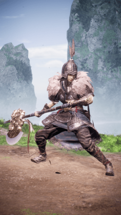 "夏侯惇（剛烈）の見た目"