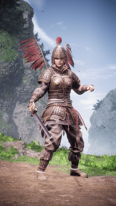 "張遼（鋭峰）の見た目"