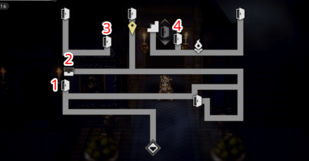 アーギュストの別邸 宝箱 位置