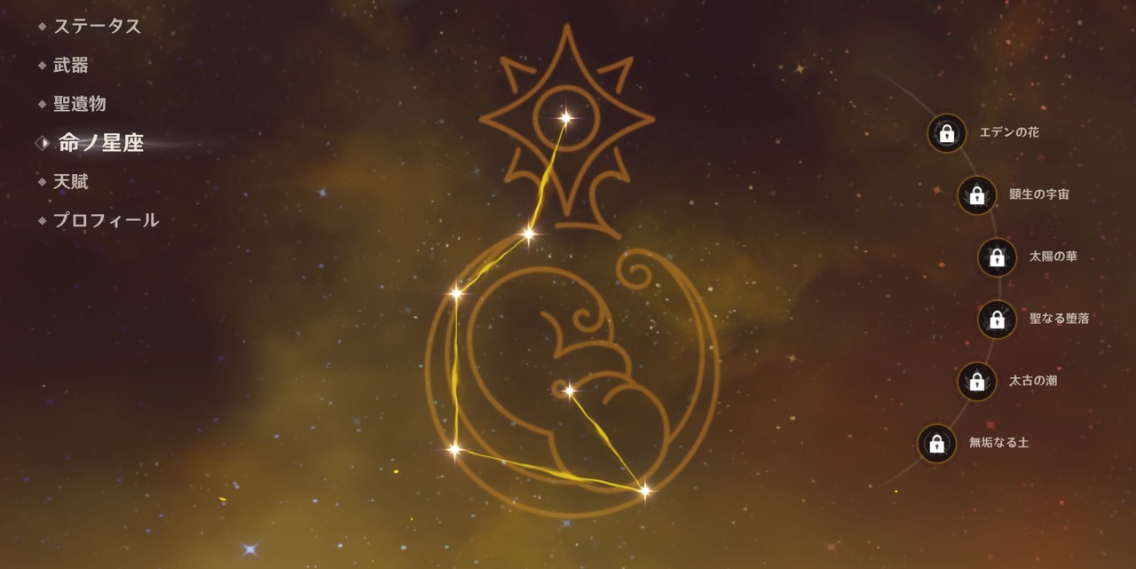 アルベドの星座