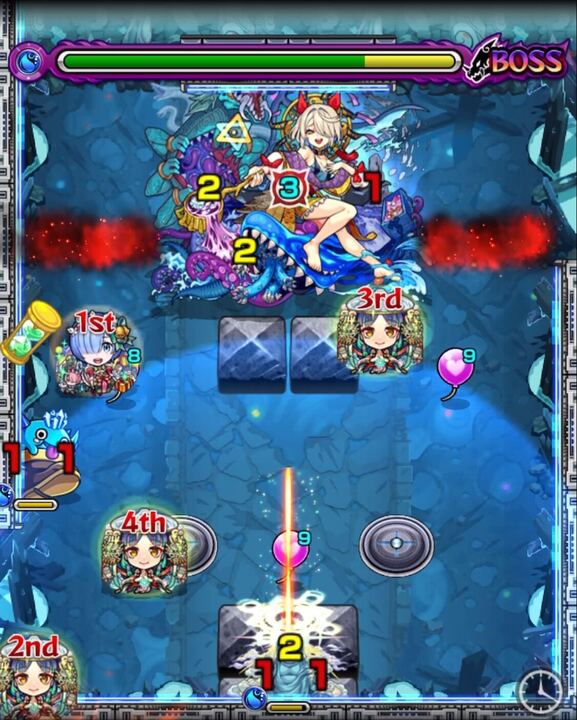 ボス1ダメージスモッグ＆センサー展開後