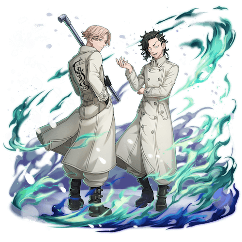 オセロニアの［黒龍幹部］九井一＆乾青宗の画像