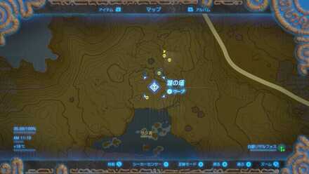 白銀リザルフォスの場所詳細