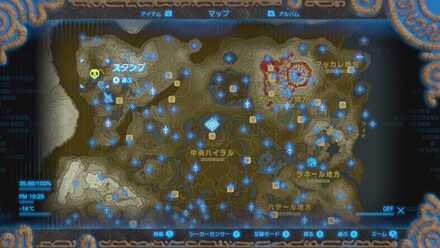 黒リザルフォスの場所