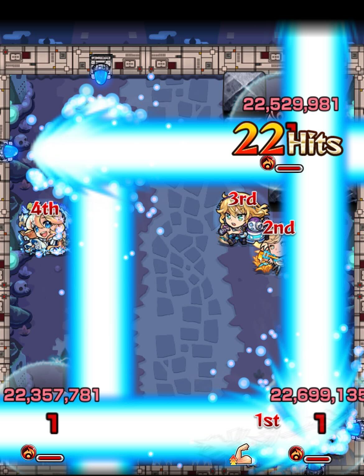 右下の左上にレーザージェネレーターを配置