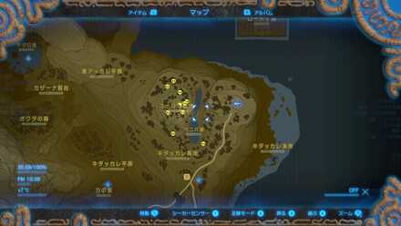 青モリブリンの場所詳細