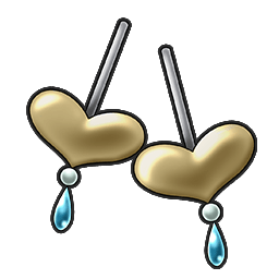 清きハートのピアス