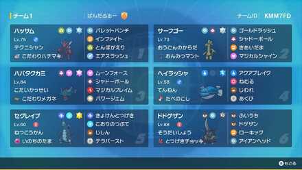 ぱんだふぉ選手使用構築