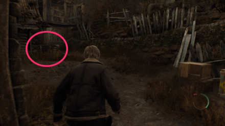 ハシゴ付きの井戸