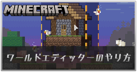 ワールドエディッターのやり方