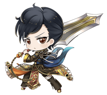 討霆の曹仁の覚醒前イラスト